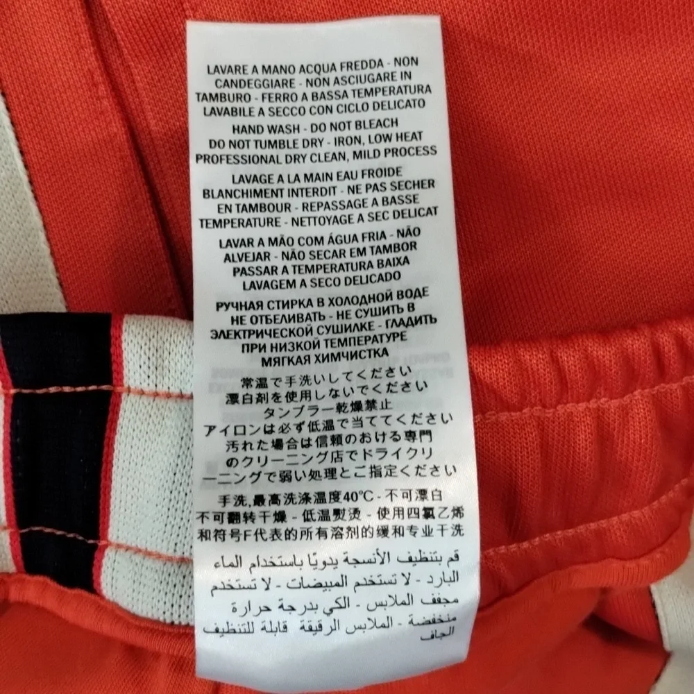 GUCCI Orange Technical Jersey Track Suit Jogger Pants Men's Size XXL